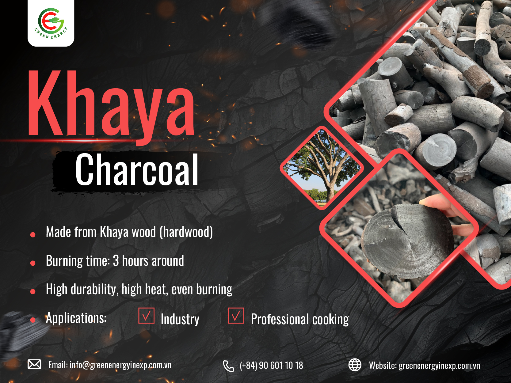 Khaya Charcoal Green